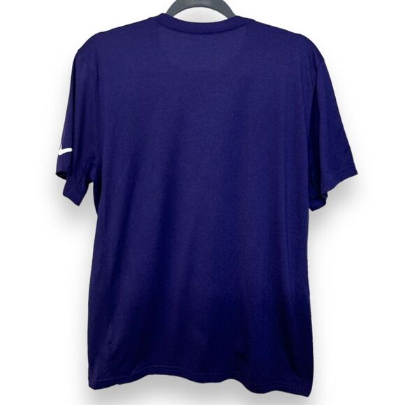 Nike Dri-Fit Baltimore Ravens NFL T-shirt L Top Purple Athleisure Fan Sportswear - Picture 6 of 6